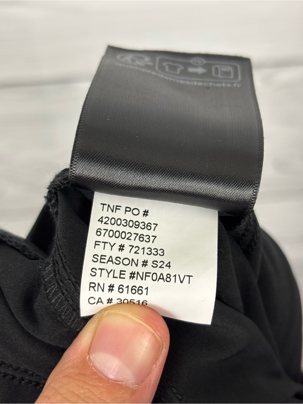 The North Face Never Stop Wearing Pants NWT black size XS flash dry standard fit - Picture 11 of 11